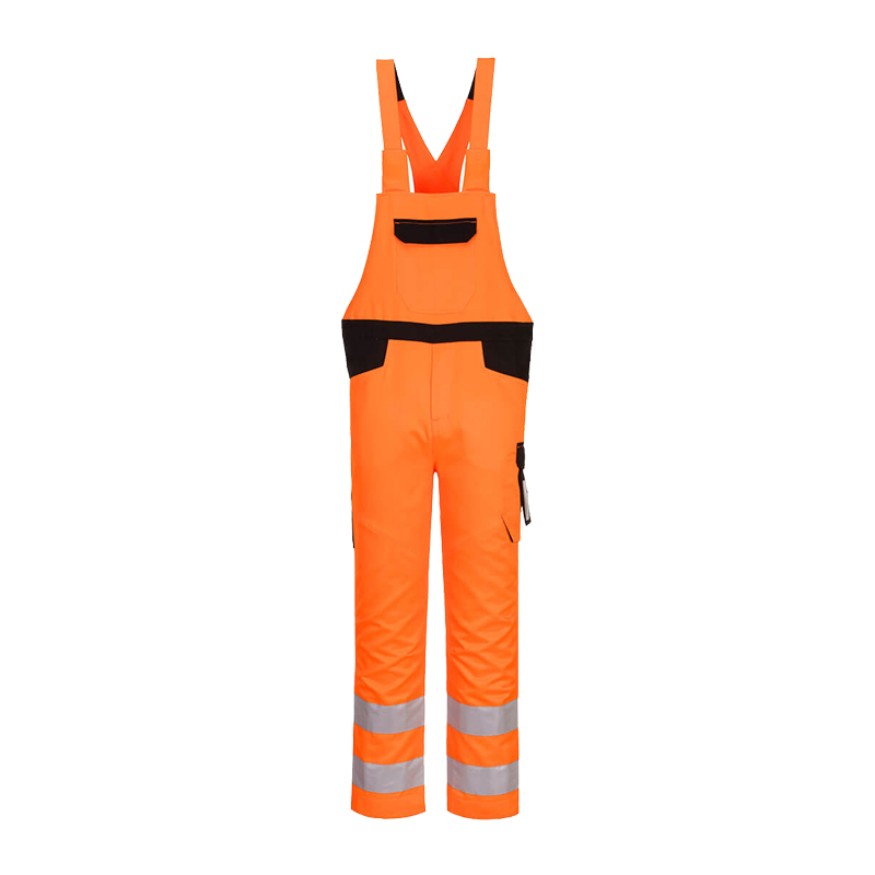 PortWest PW244 leichte Warnschutz Latzhose extra günstig
