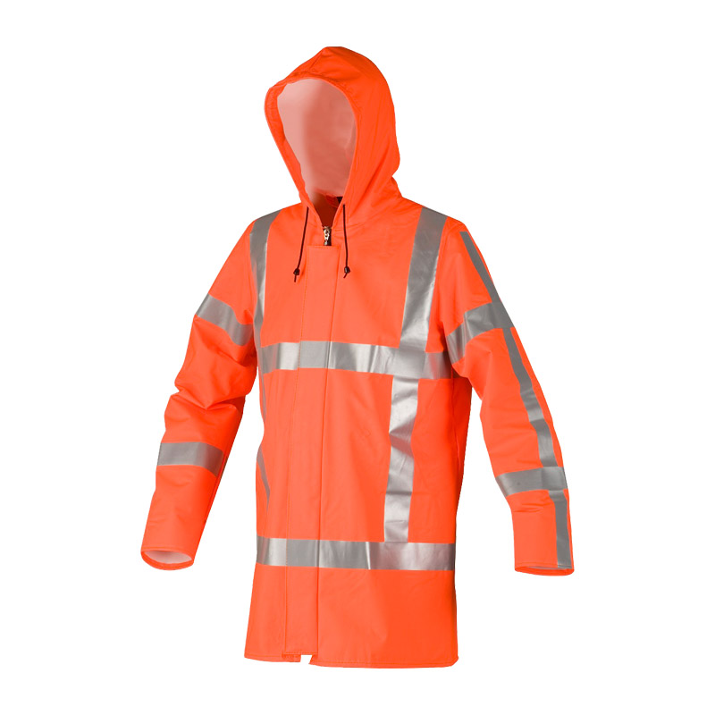 Dolfing 482.23 Hermanus Hi-Vis Regenjacke | Warnwetterschutz Jacke aus PU