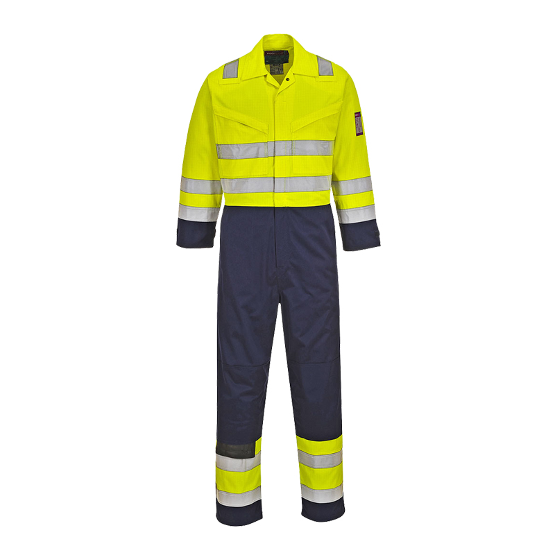 PortWest MV28 MultiNorm Warnschutz Overall inhärent flammhemmend