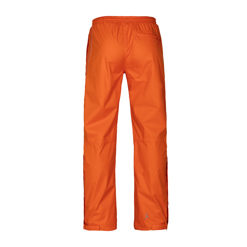Planam Monsun Regen Hose in Orange, wasserdichte und atmungsaktive Überhose für Arbeit und Outdoor