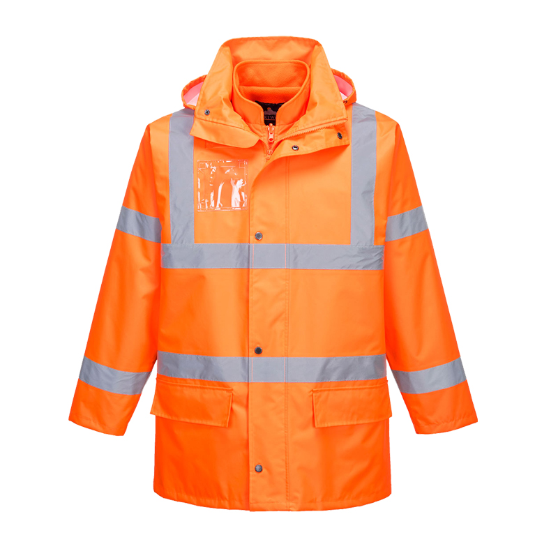 PortWest S765 Warnschutz 5 in 1 Essential Wetterschutz Jacke multifunktional