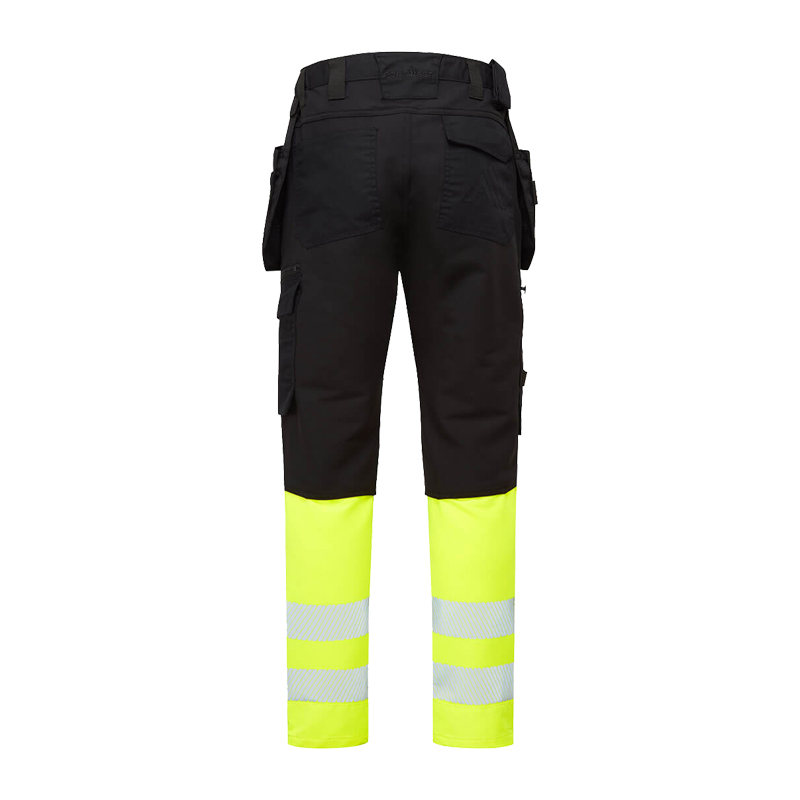 PortWest DX457 Hi-Vis Bundhose mit Holstertaschen Klasse 1