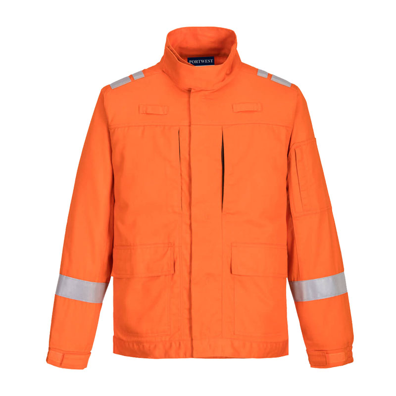 PortWest FR601 MultiNorm Stretch Jacke leicht und komplett metallfrei