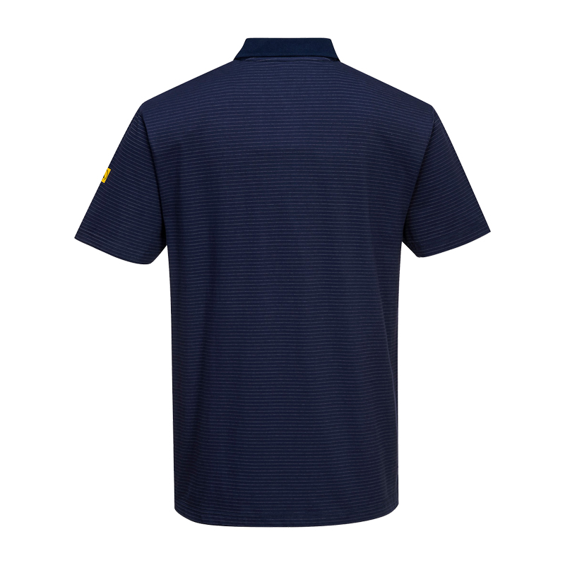 PortWest AS21 Antistatik ESD Polo-Shirt kurzarm für EPA Bereiche
