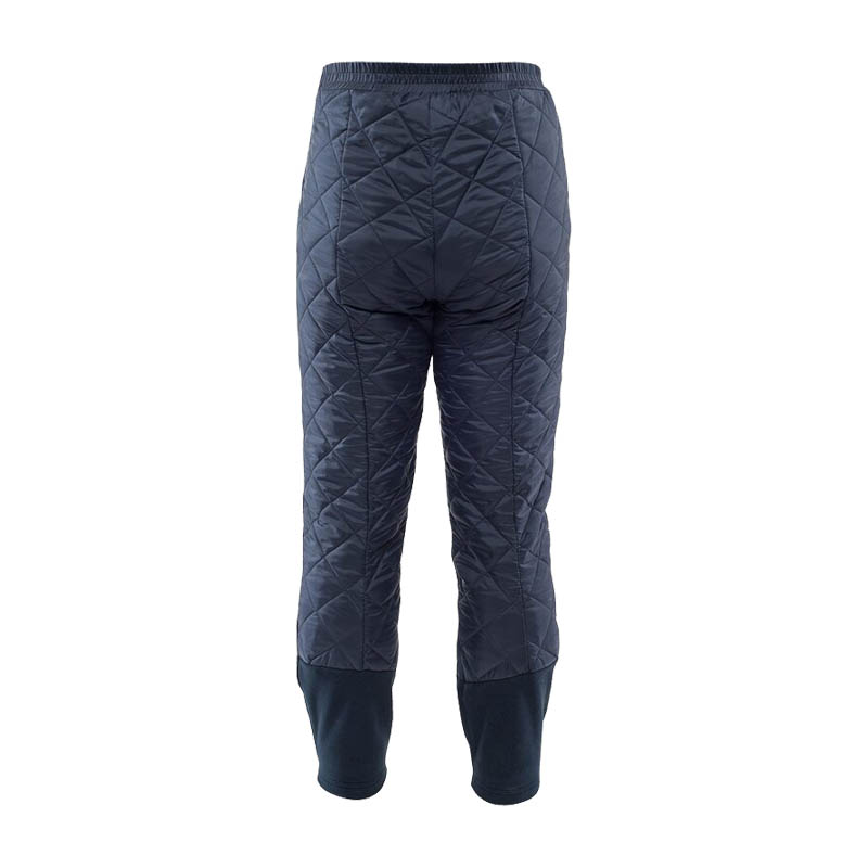 Rückansicht der TEMPEX THERMO ErgoPlus Damen Hose von HB Protective Wear, gesteppte Thermohose für Kühlhaus und kühle Arbeitsumgebungen mit wärmenden Fleece-Beinabschlüssen
