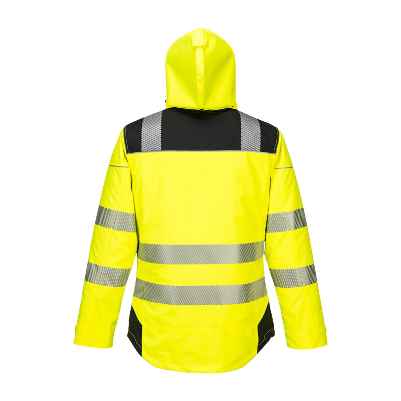 PortWest T400 Insulatex Warnschutz Winter Jacke gefüttert wasserdicht