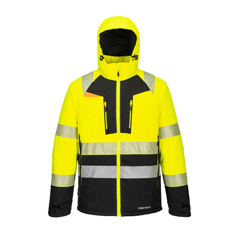 PortWest DX430 Insulatex Warnschutz Stretch Winterjacke wasserdicht