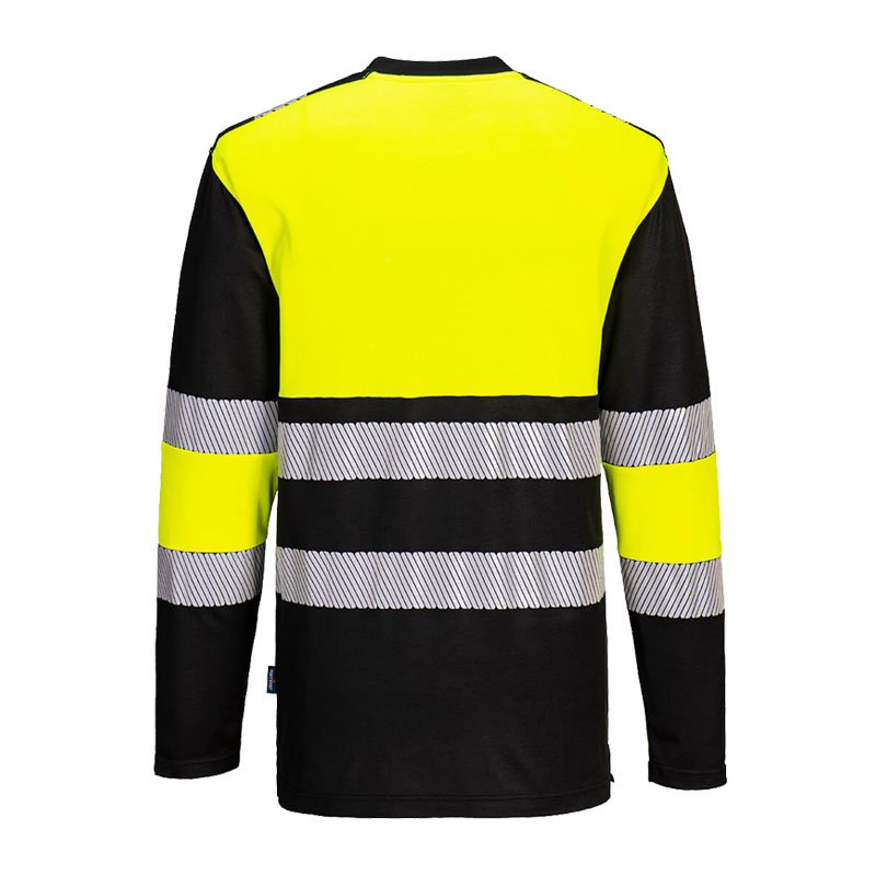 PortWest PW312 Cotton Comfort Warnschutz T-Shirt Klasse 1