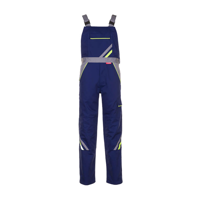 Planam Visline Latzhose mit Neonbiesen