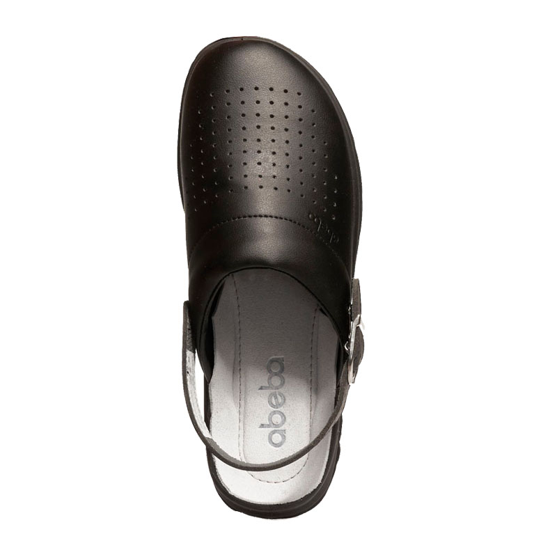Abeba 877030 Active OB Clog perforiert mit Fersenriemen | Microfaser
