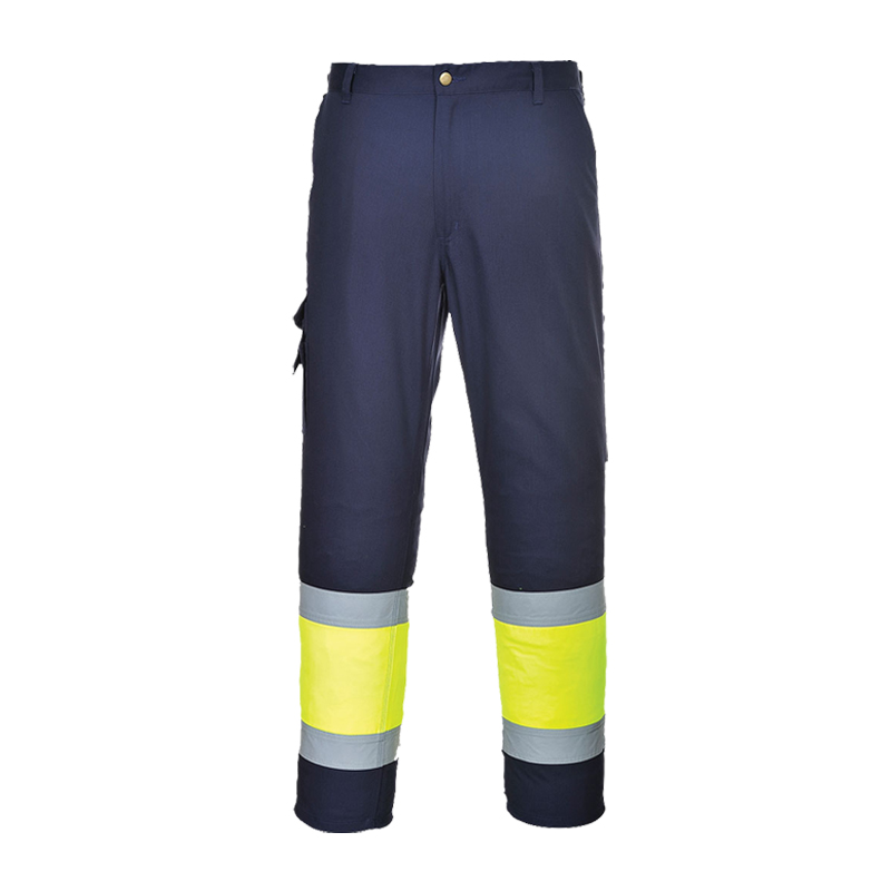 PortWest E049 Warnschutz Kontrast Hose EN 20471 Klasse 1