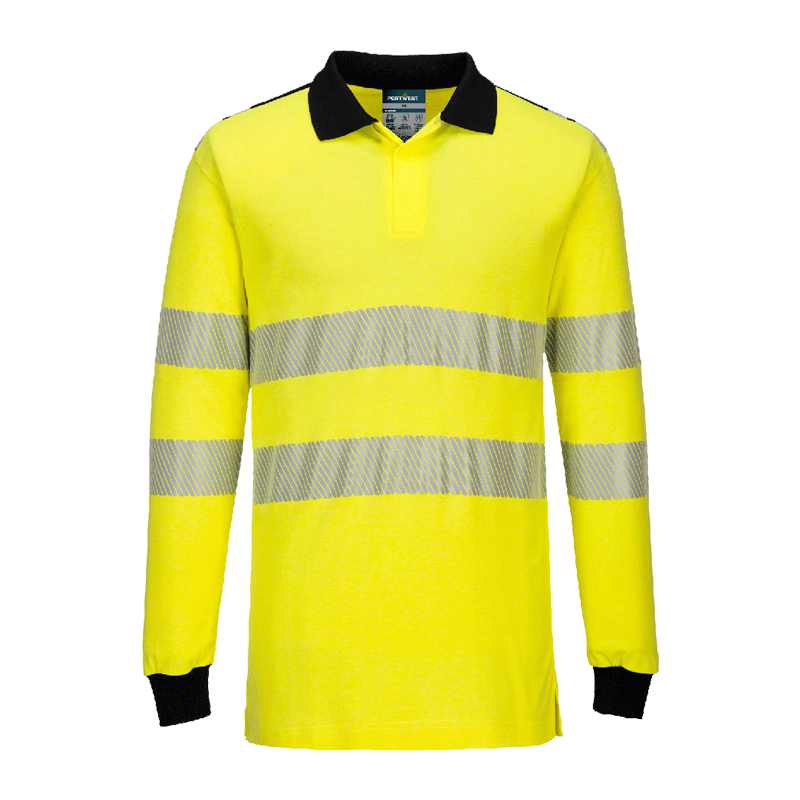 PortWest FR702 MultiNorm Warnschutz Polo Shirt inhärent flammhemmend