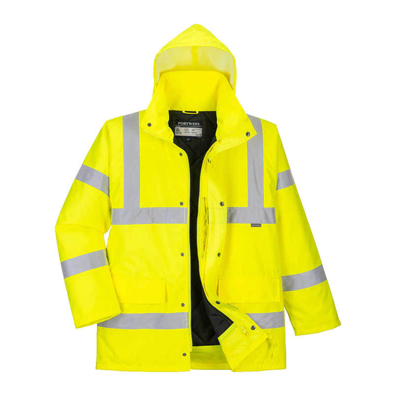 PortWest S461 Warnschutz Winter Verkehrsjacke Klasse 3