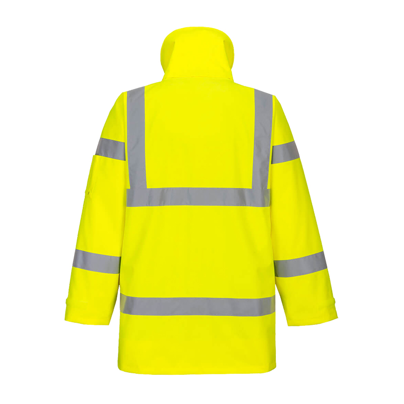 PortWest S590 Extreme Warnschutz Regenparka gefüttert und hoch atmungsaktiv
