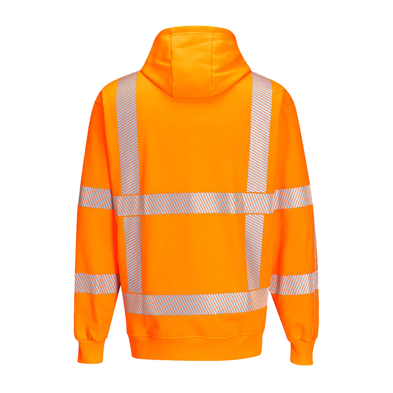 PortWest R477 Warnschutz Kapuzen Sweat-Shirt RWS Konform