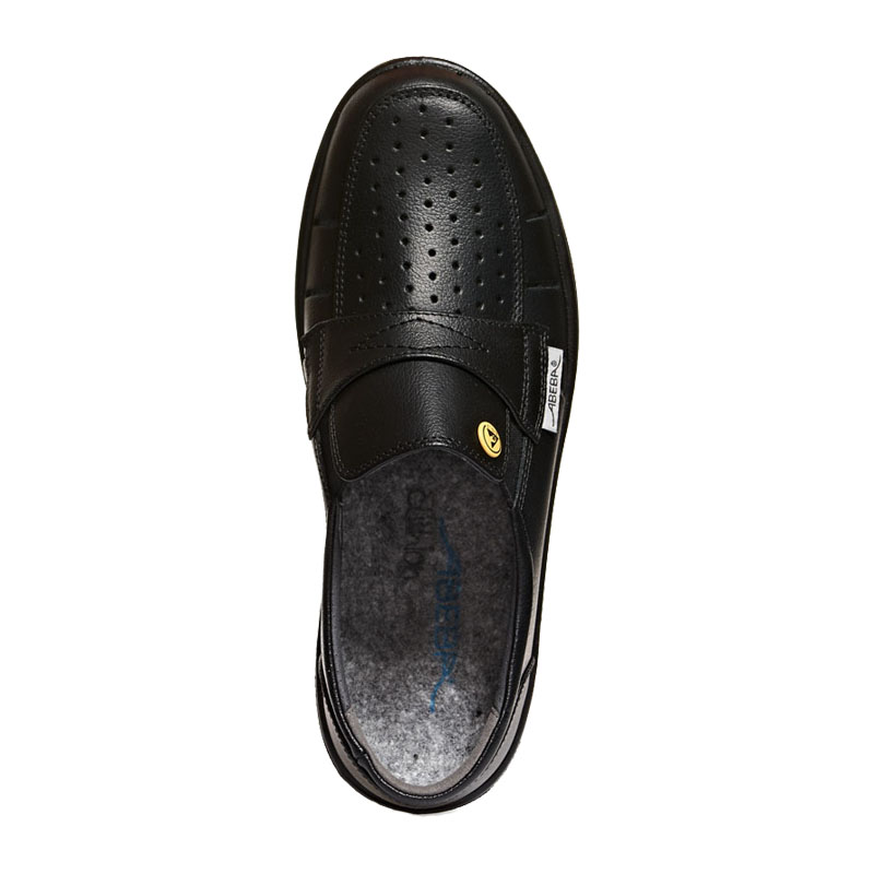 Abeba 32310 Air Cushion O1 ESD Slipper für Medizin | schwarz