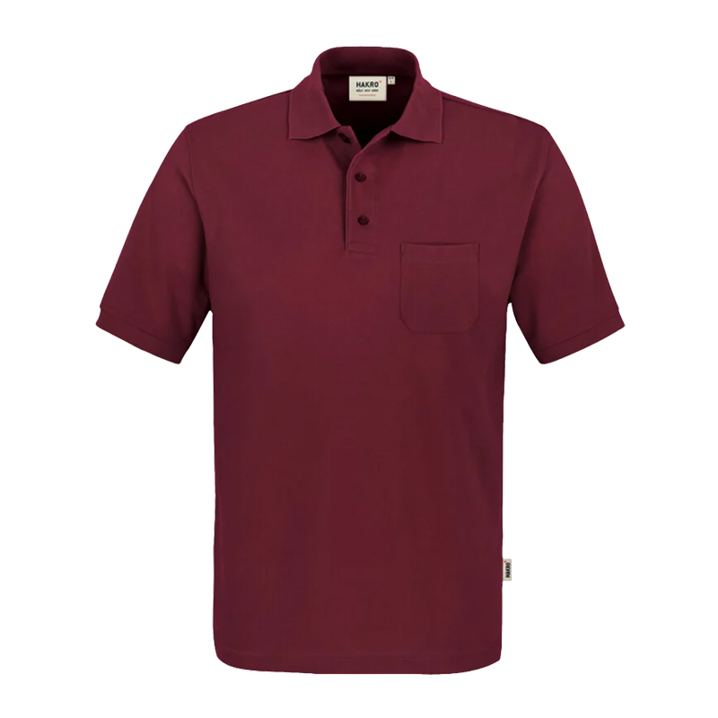 Hakro 812 Pocket Polo-Shirt Comfort Fit verstärkte Baumwolle | 1/2 arm