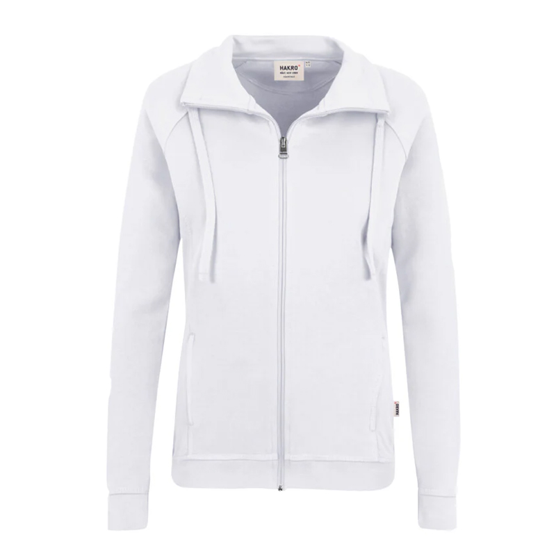 Hakro 406 PREMIUM Damen Sweat-Jacke Regular Fit aus Baumwolle
