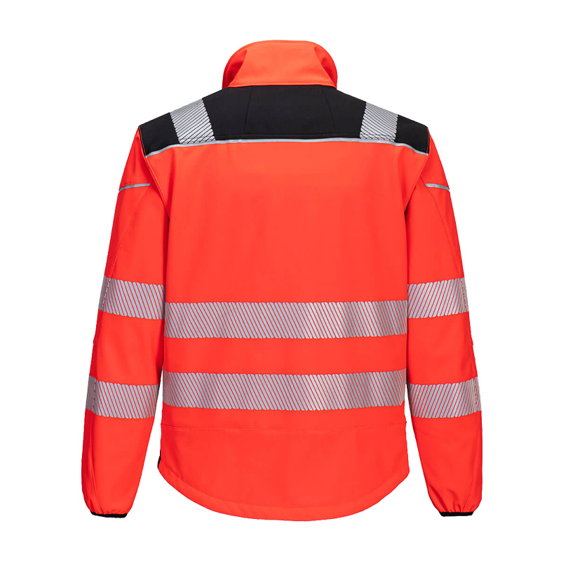 PortWest T402 PW3 Warnschutz SoftShell Jacke 3-lagig wasserfest und winddicht