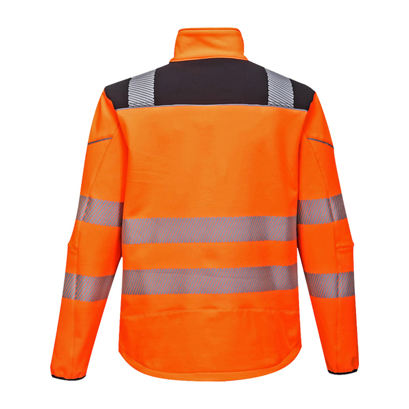 PortWest T402 PW3 Warnschutz SoftShell Jacke 3-lagig wasserfest und winddicht