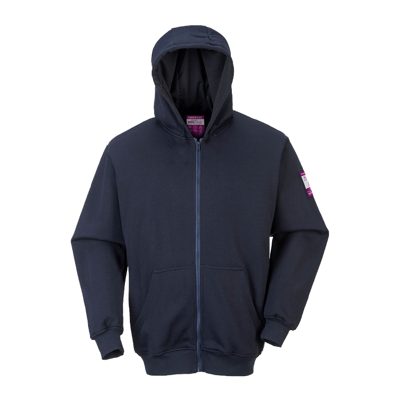 PortWest FR81 MultiNorm Sweat Shirt mit Kapuze inhärent flammhemmend