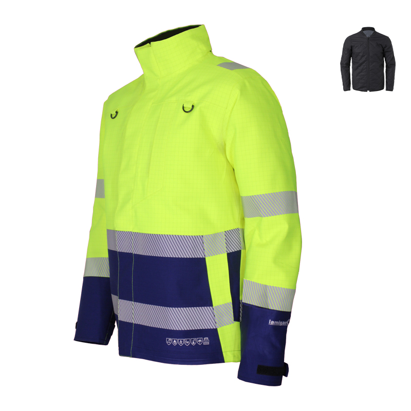 Kind 82574 Supra 2.0 FR Hi-Vis Wetterschutz Jacke FA4000 + Wärmefutter