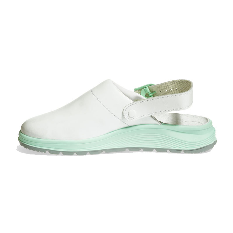 Abeba 85081 Active OB Clog mit Fersenriemen | Glattleder