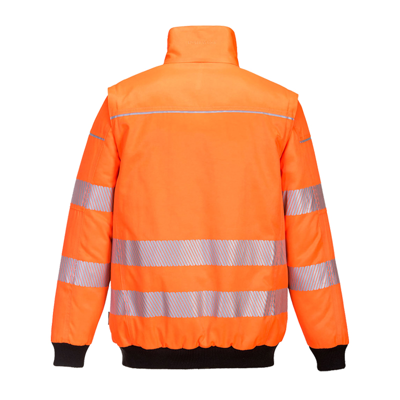 PortWest PW302 Warnschutz 3 in 1 Pilotjacke multifunktional