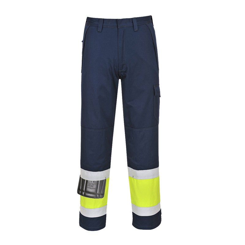 PortWest MV26 MultiNorm Warnschutz Hose inhärent flammhemmend