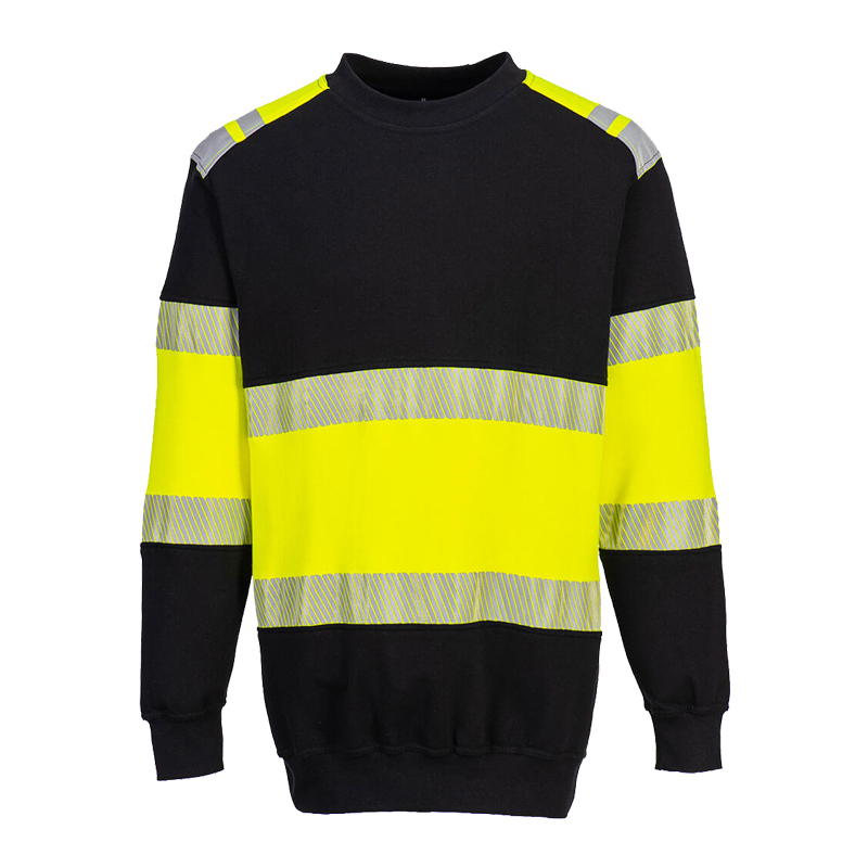 PortWest FR716 MultiNorm Warnschutz Sweat Shirt Klasse 1