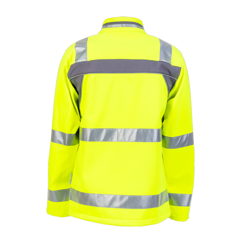 Planam Plaline Warnschutz Softshell Jacke Klasse 2
