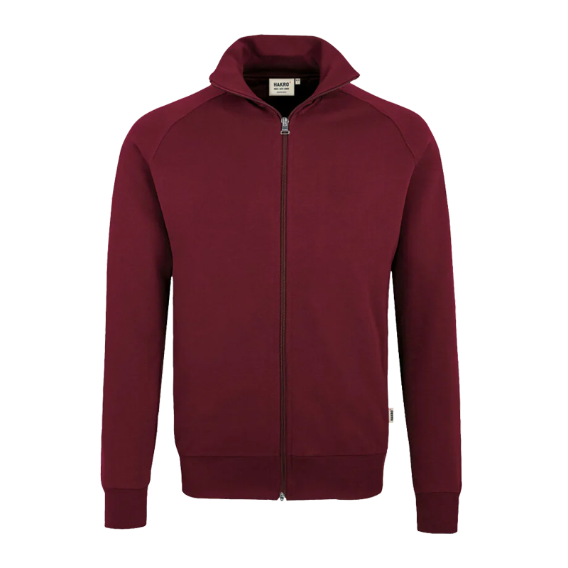 Hakro 606 PREMIUM Sweat-Jacke Comfort Fit aus Baumwolle