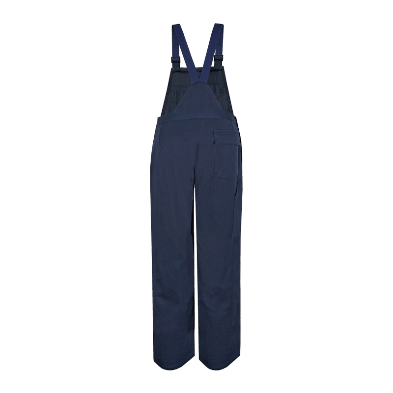 Dunkelblaue HB Marlan Gießerei Latzhose von HB Protective Wear, Schutzkleidung gegen flüssiges Aluminium und Eisen