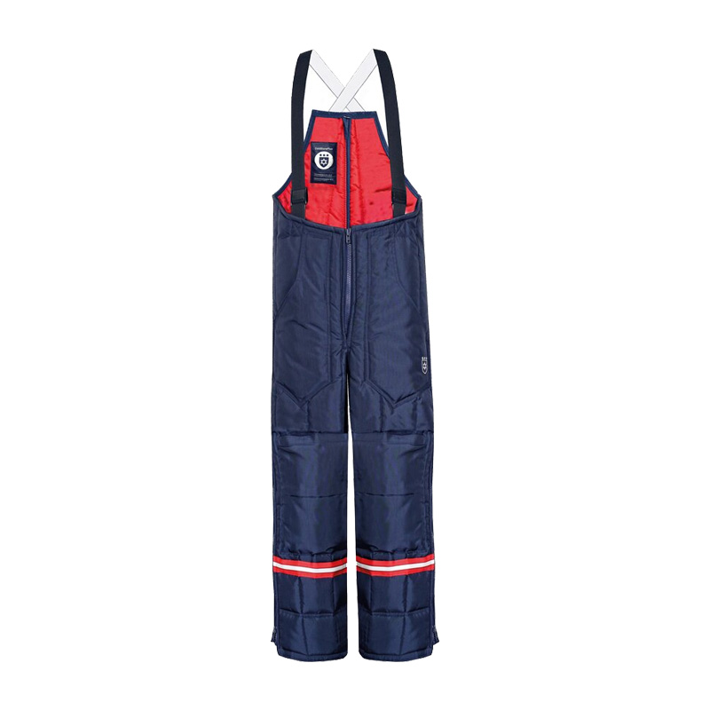 TEMPEX CLASSIC Staplerfahrer Plus Gefrierhaus Hose von HB Protective Wear, gefütterte Kälteschutzhose mit Trägern für Staplerfahrer in Tiefkühlbereichen bis -49 °C