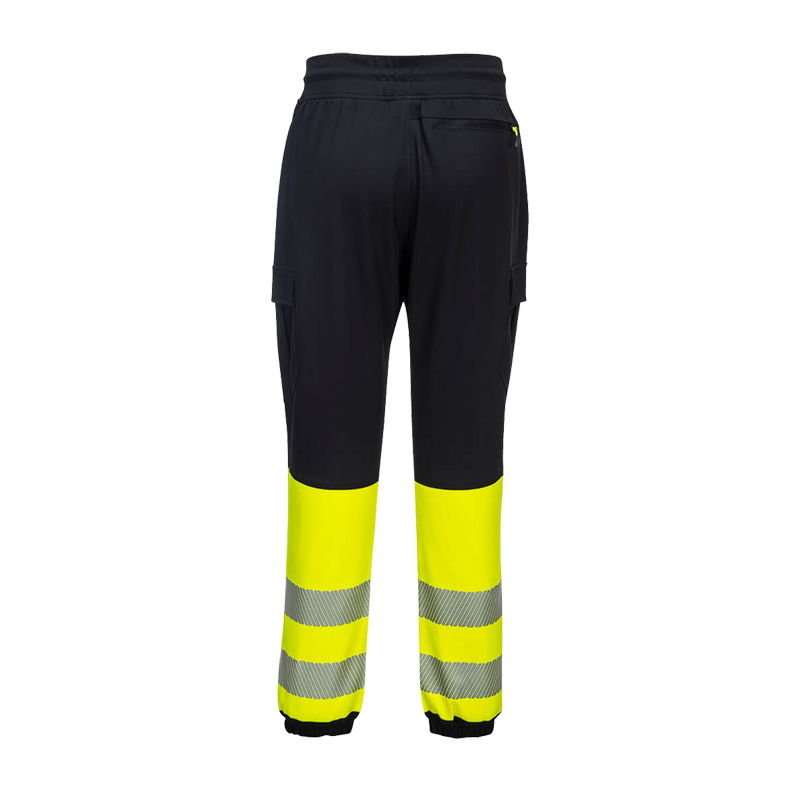 PortWest KX341 Warnschutz Kontrast Flexi Stretch Jogging Hose