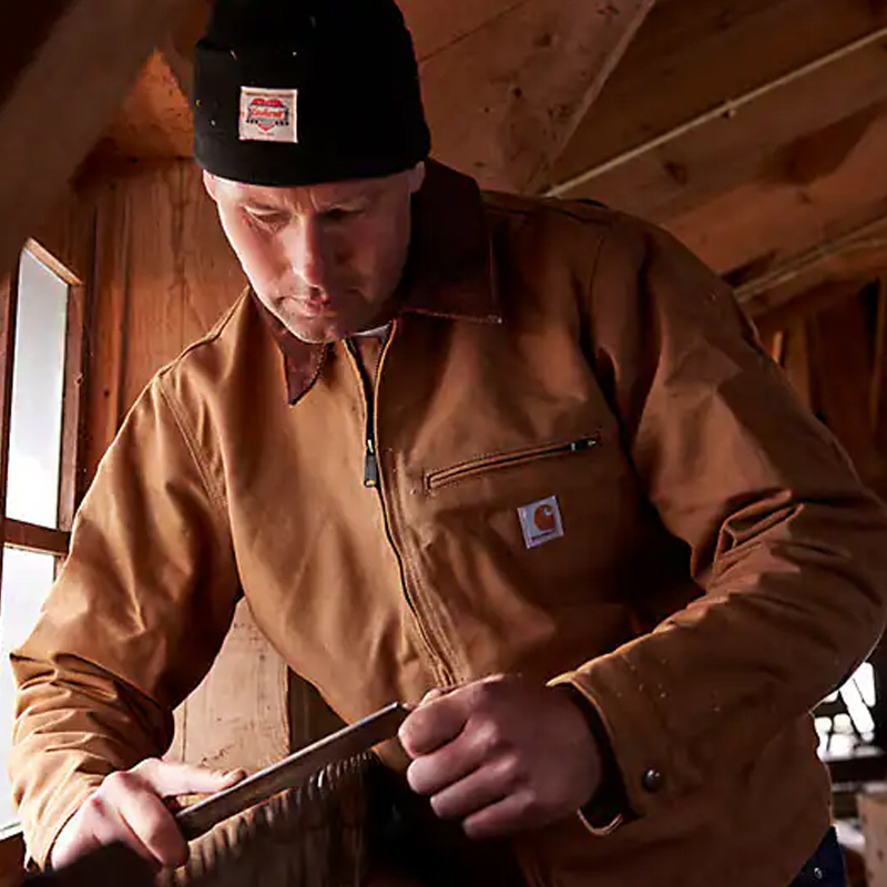 Carhartt 103828 Duck Blanket-Lined Detroit Jacket | relaxed fit