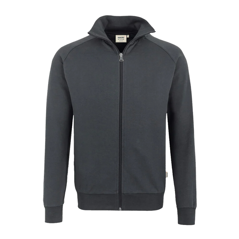 Hakro 606 PREMIUM Sweat-Jacke Comfort Fit aus Baumwolle