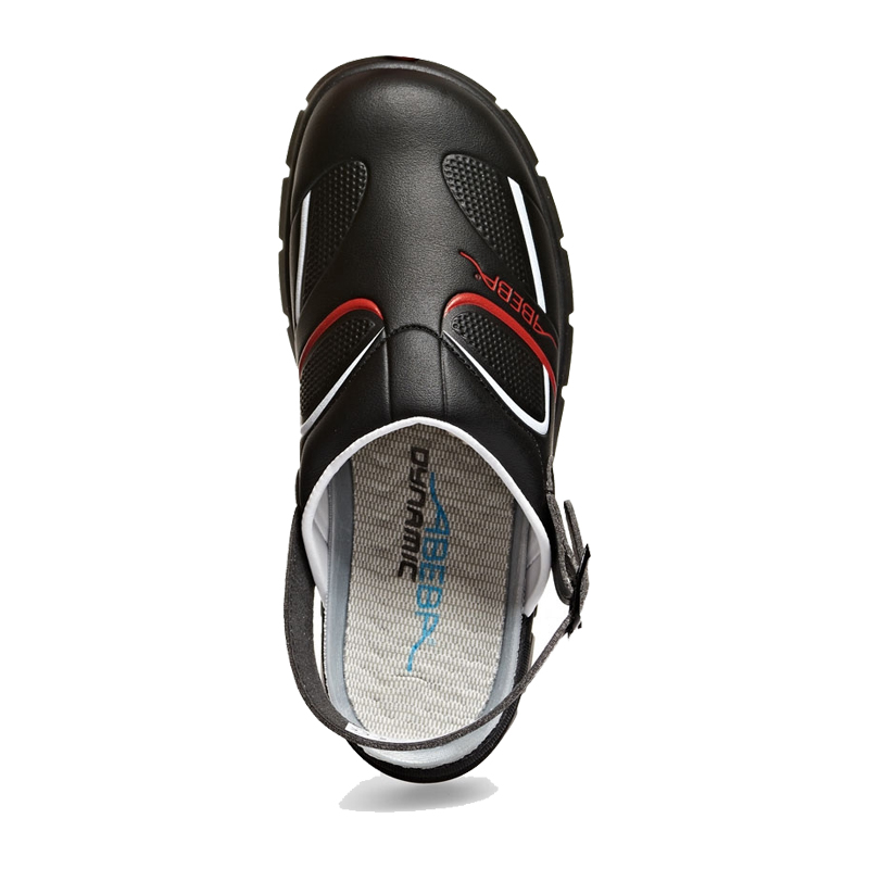 Abeba 7332 Dynamic OB Clog mit Fersenriemen | Microfaser