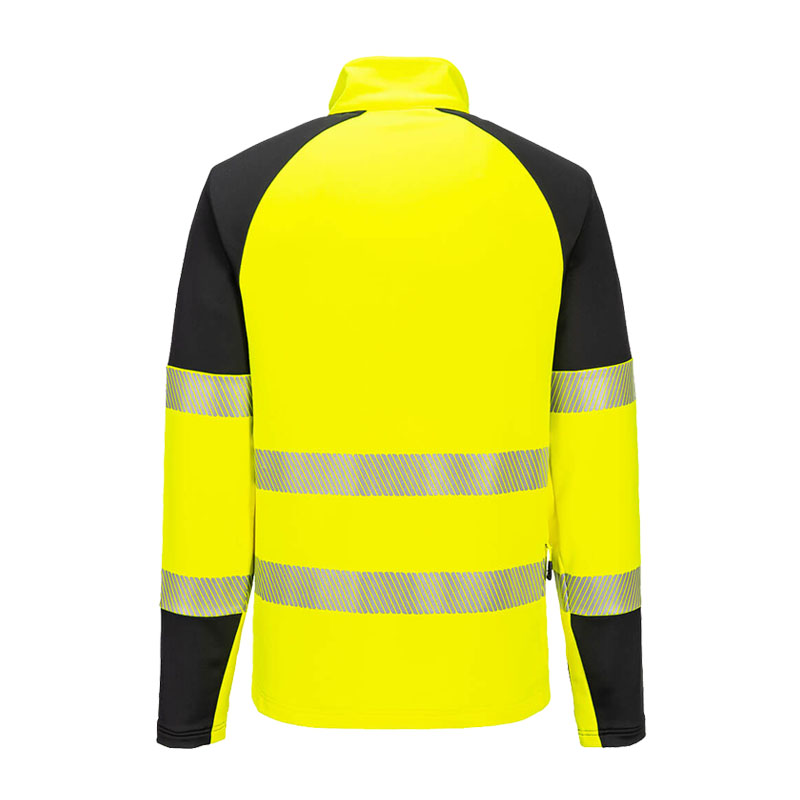 PortWest T172 Hi-Vis Sweat Shirt Troyer 1/4 RV