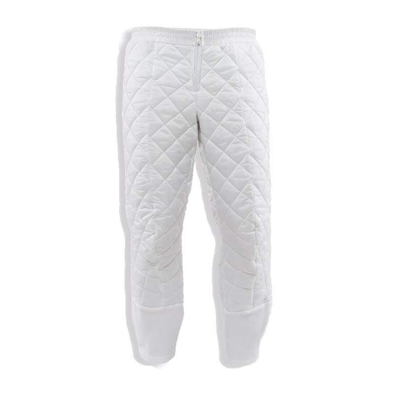 Weiße, gesteppte TEMPEX THERMO HYGIENE ErgoPlus Hose von HB Protective Wear für Lebensmittel-, Pharma- und Kühlbereiche