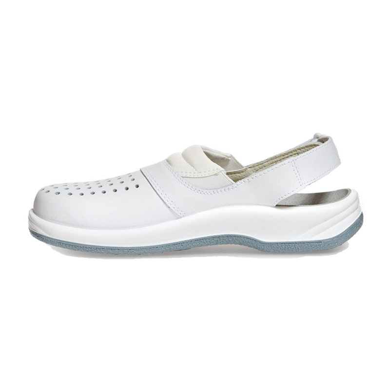 Abeba 38600 Arrow ESD OB Clog perforiert für Medizin & Labor | weiß