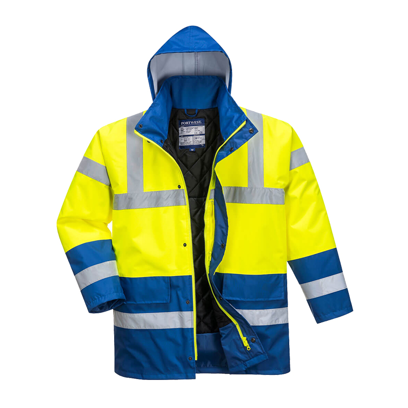 PortWest S466 Winter Warnschutz Jacke Kontrast Kälteschutz zertifiziert