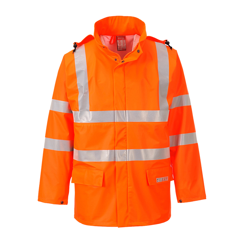 PortWest FR41 MultiNorm Warnschutz Regenjacke Cat III