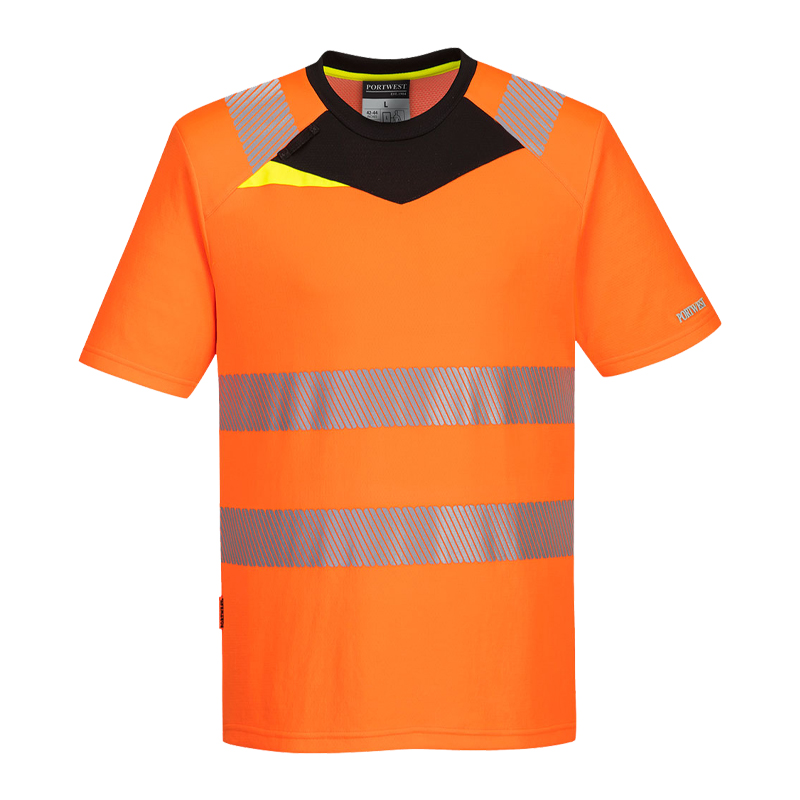 PortWest DX413 Warnschutz T-Shirt Klasse 2