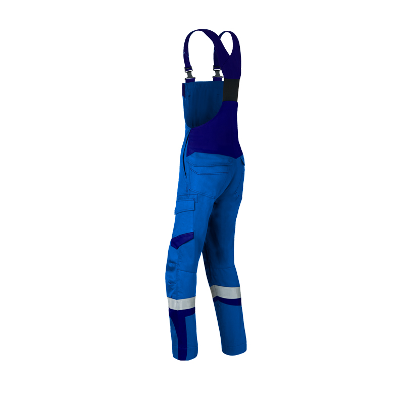 HaVeP 5Safety Image+ 20291 MultiNorm Latzhose | APC2 von HaVeP, blaue Schutz-Latzhose mit Trägern und Reflexstreifen, Vorderansicht