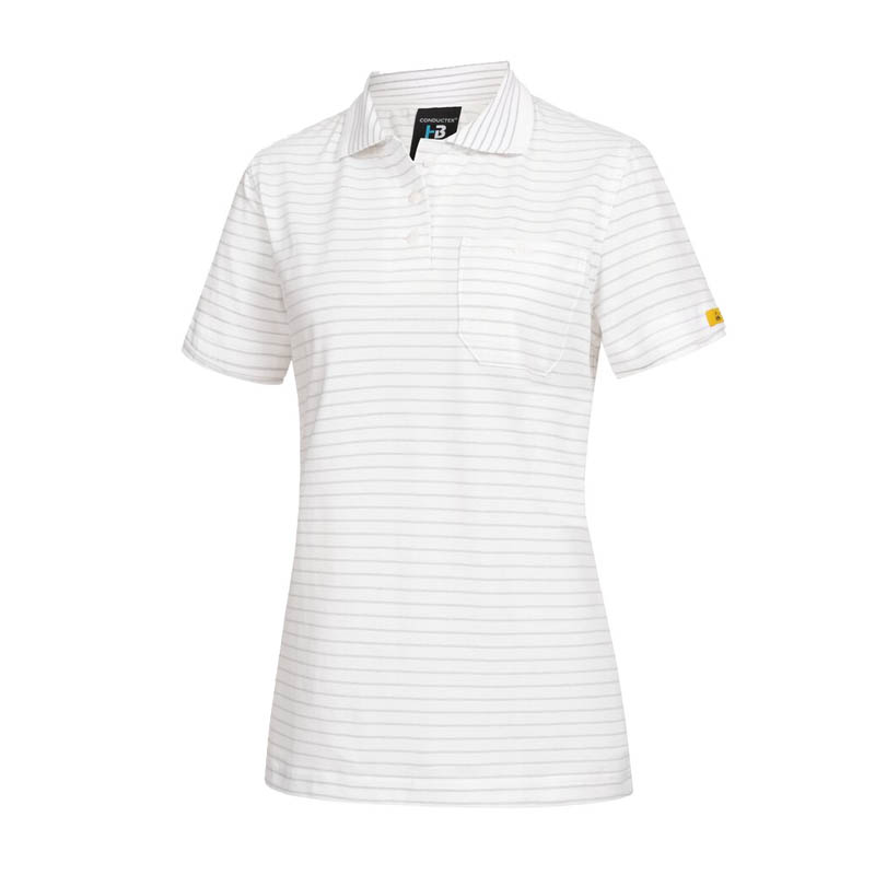 HB CONDUCTEX Cotton Knit ESD Damen Polo Shirt uni