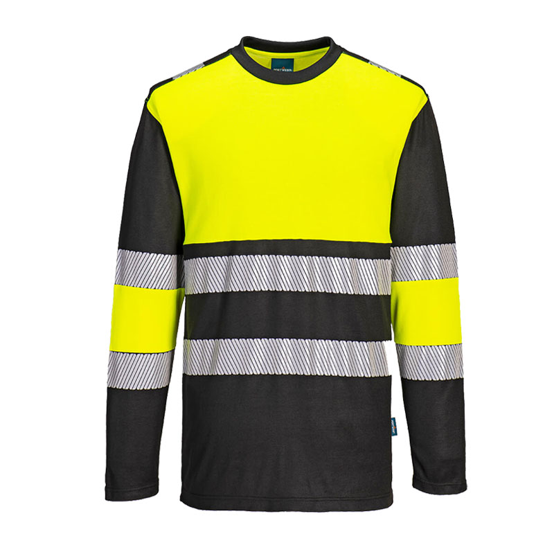 PortWest PW312 Cotton Comfort Warnschutz T-Shirt Klasse 1