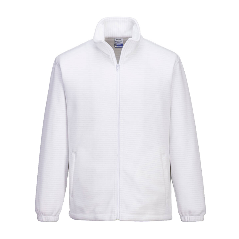PortWest AS26 Antistatik ESD Fleece Jacke für EPA Bereiche