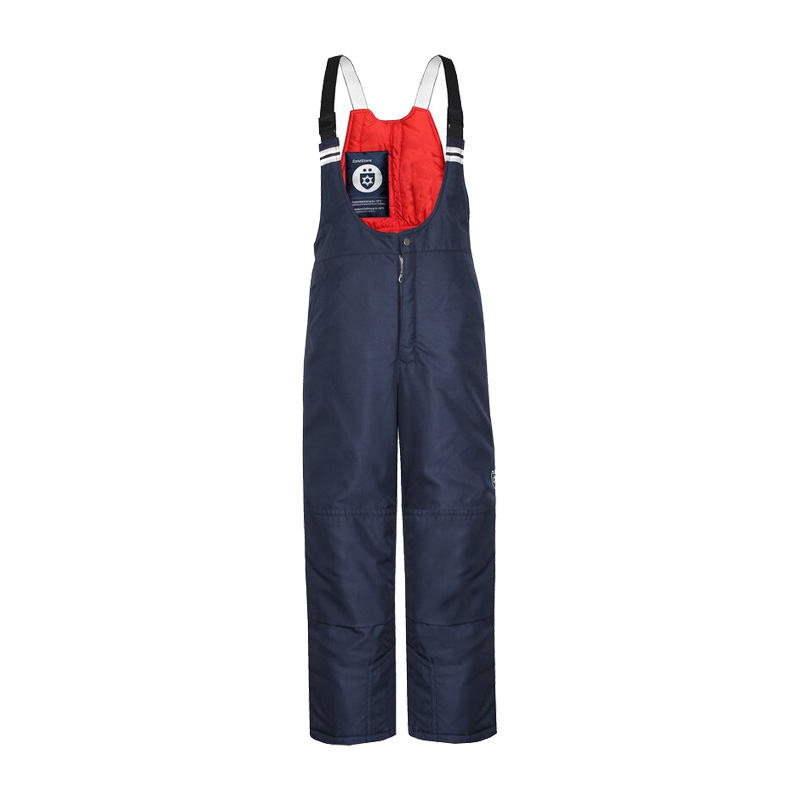 TEMPEX COMFORT Kommissionierer Gefrierhaus Hose von HB Protective Wear, dunkelblaue 4-lagige Kälteschutz-Latzhose für Profis im Gefrierhaus, zertifiziert nach EN 342 bis -49 °C