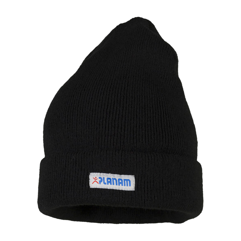 Planam Strickmütze mit Umschlag und Stretch